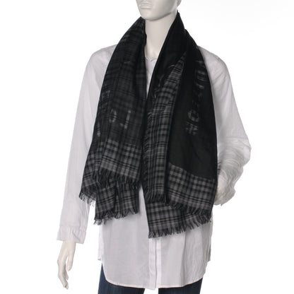 Louis Vuitton Mens Fleece Wool Silk Trunks Shawl 2 of 6