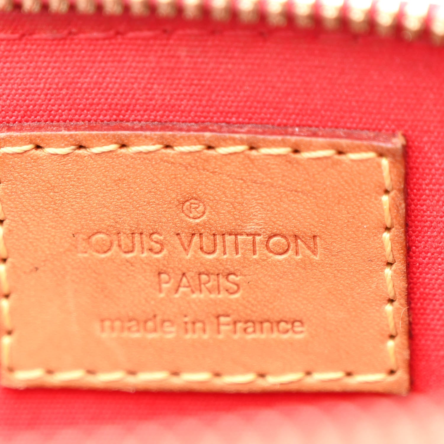 Louis Vuitton Vernis Alma BB Cherry 6 of 15