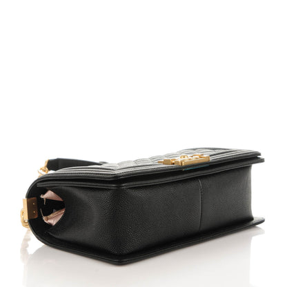 Chanel Caviar Quilted Medium Boy Flap Black 4 of 7
