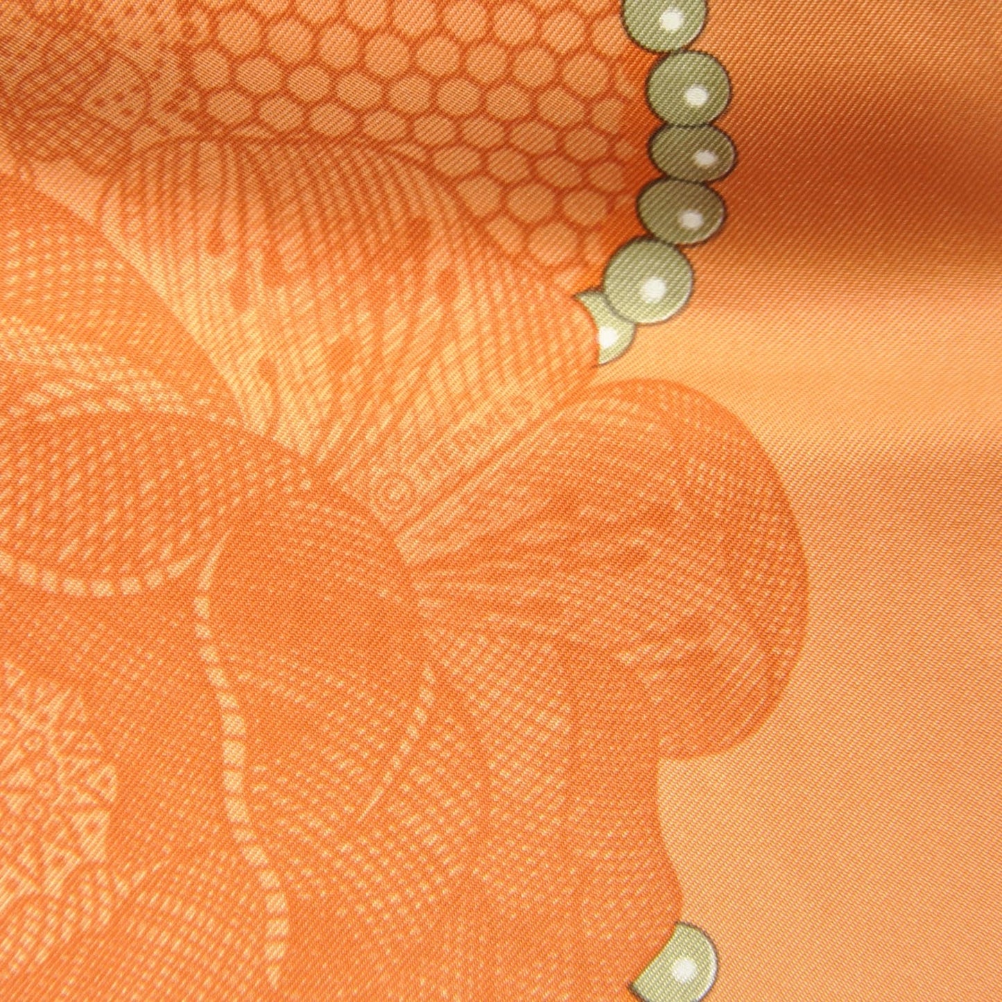 Silk Doigts de Fee Scarf 90 Orange