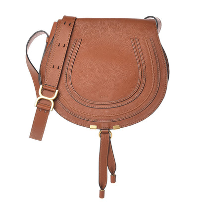 Chloe Calfskin Medium Marcie Round Crossbody Bag Tan 1 of 9