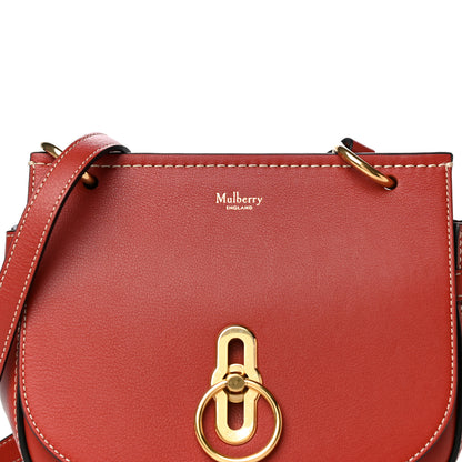 Mulberry Silky Calfskin Amberley Small Satchel Rust 7 of 13