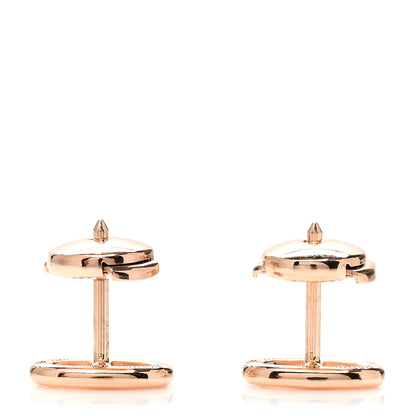 Hermes 18K Rose Gold TPM Farandole Stud Earrings 3 of 5