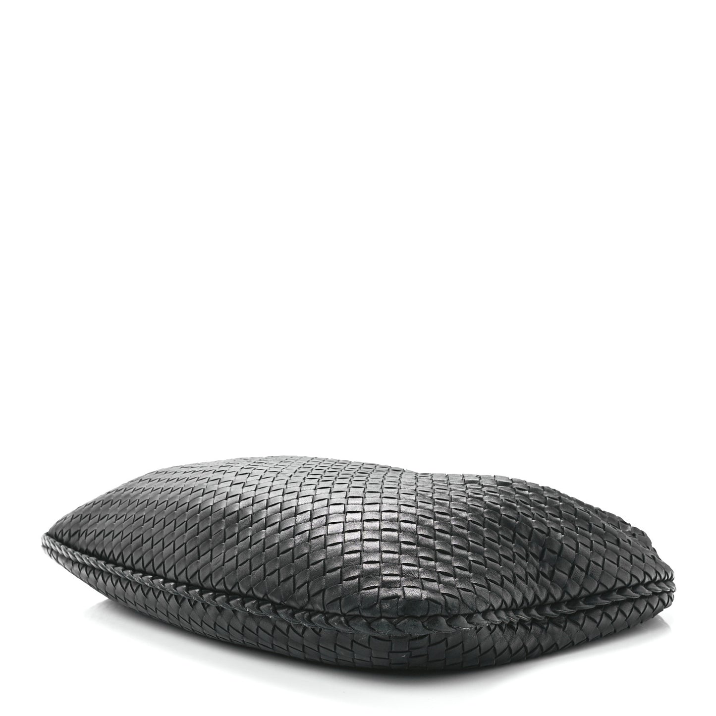 Nappa Intrecciato Large Veneta Hobo Black