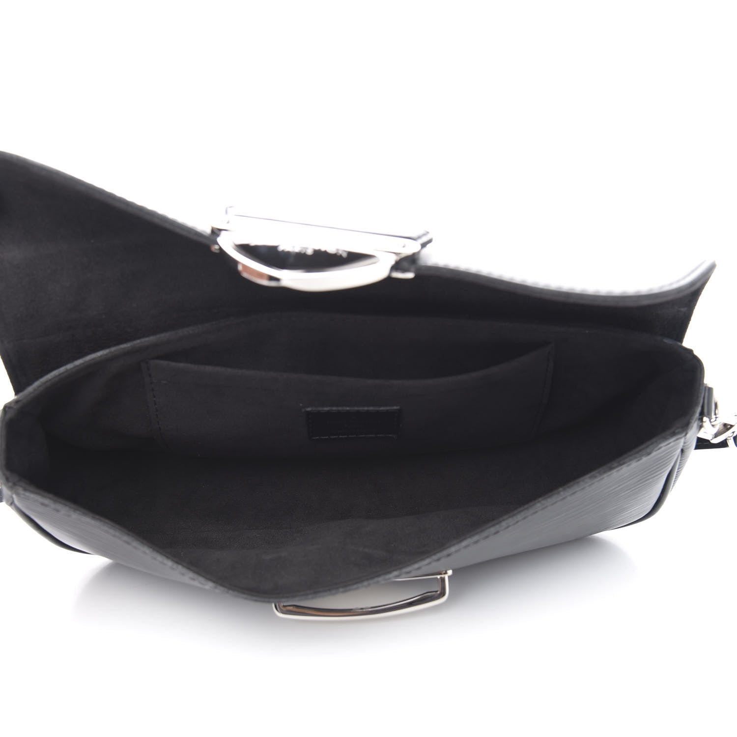 Louis Vuitton Epi Montaigne Clutch Black 5 of 9