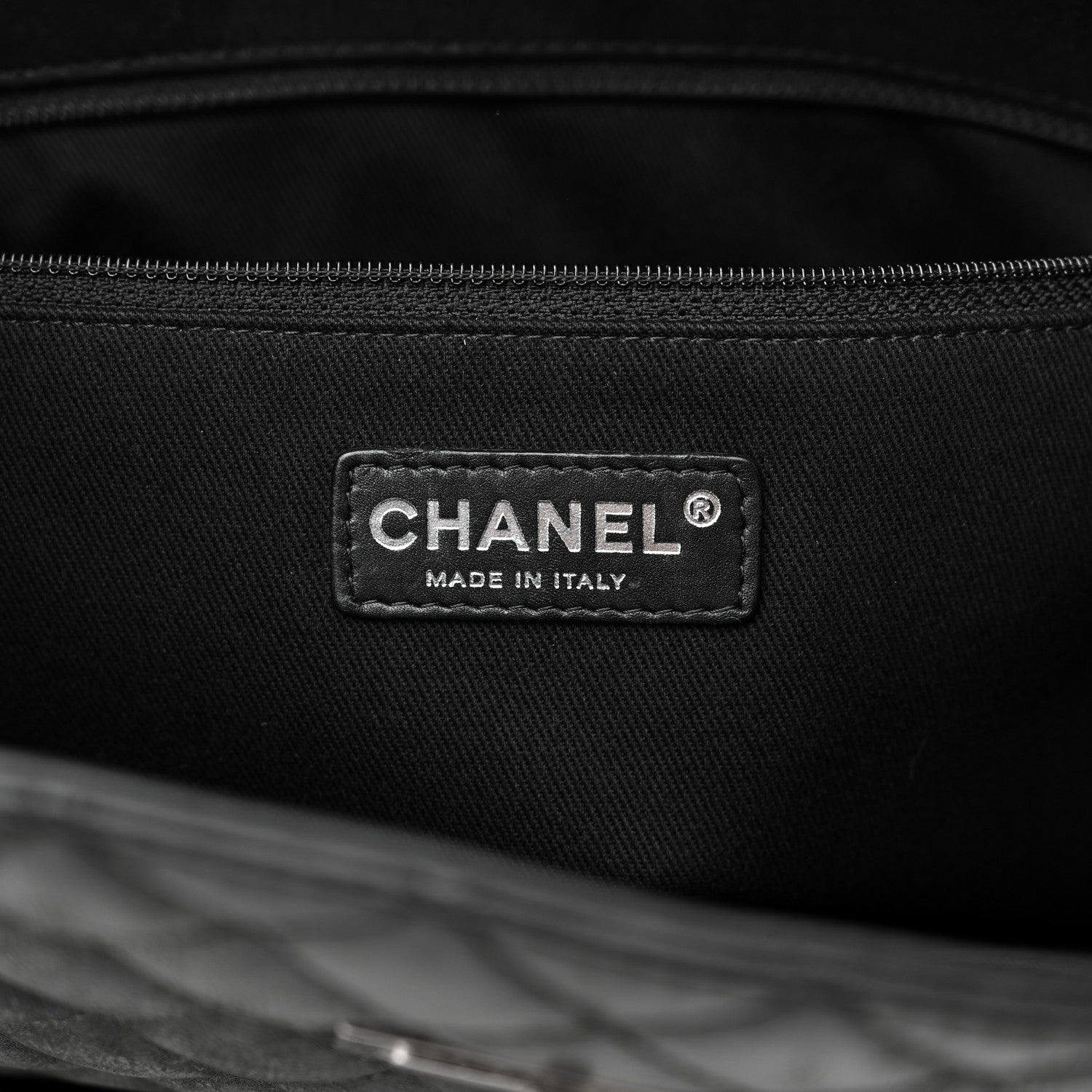 Chanel Iridescent Calfskin Quilted Reissue 2.55 Tote Black 6 of 10
