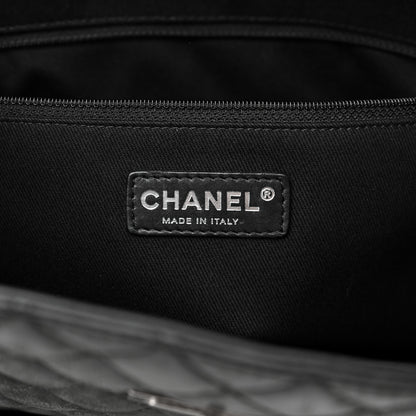 Chanel Iridescent Calfskin Quilted Reissue 2.55 Tote Black 6 of 10