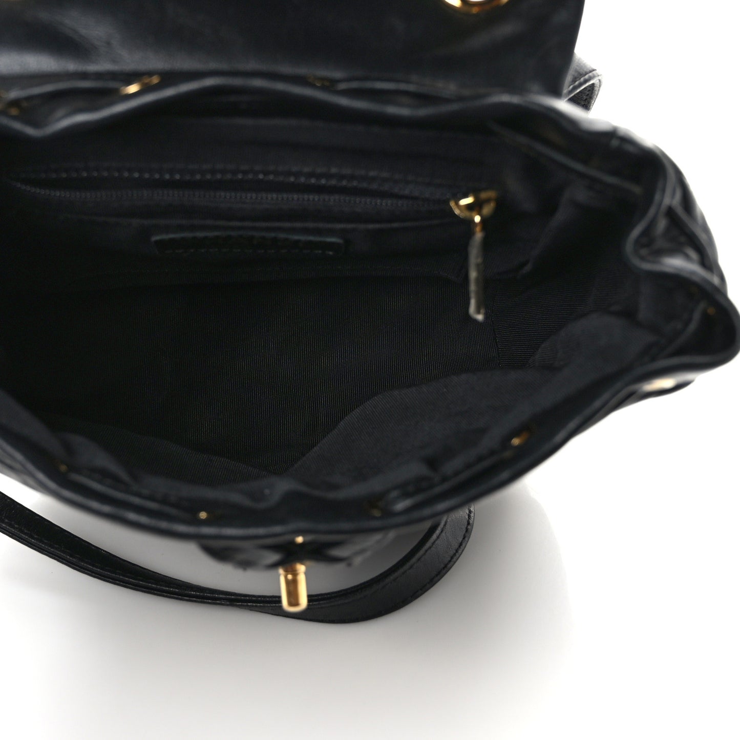 Lambskin Quilted Mini Urban Spirit Backpack Black