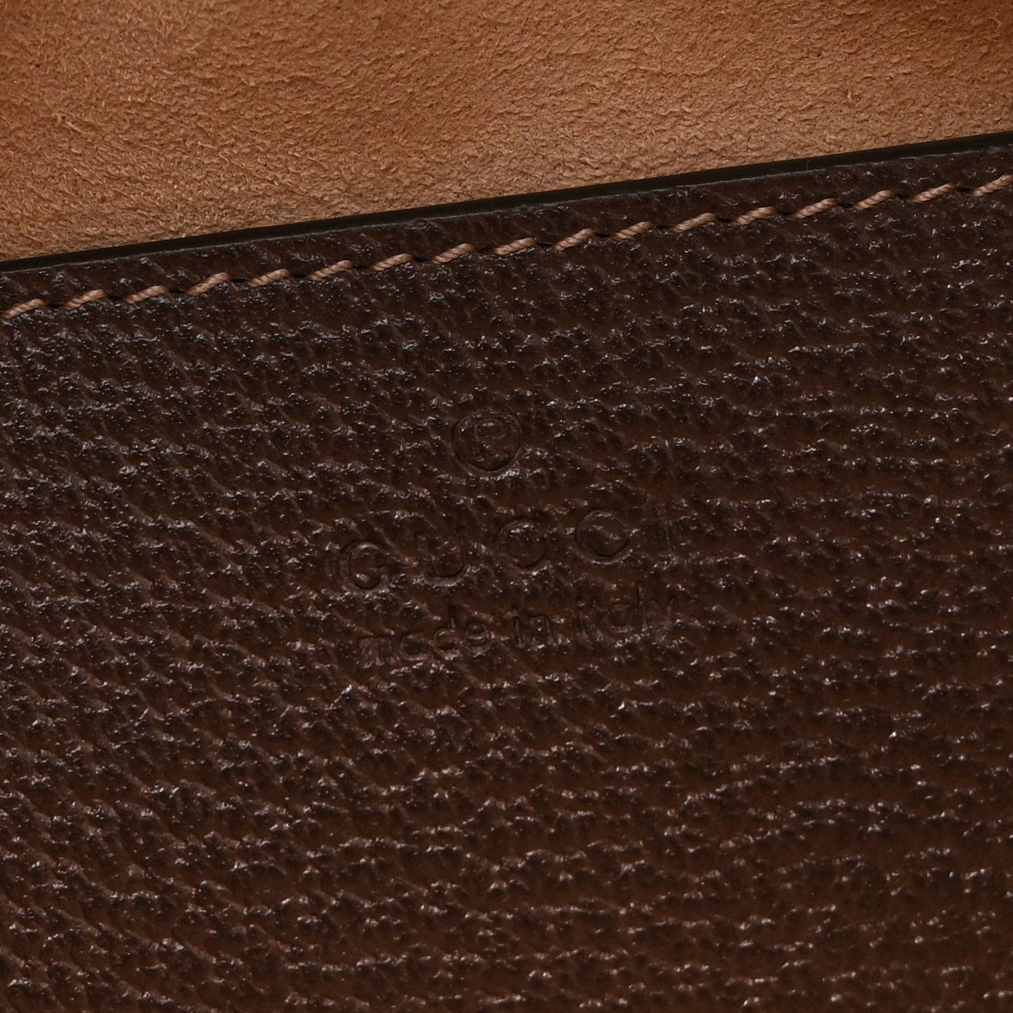 GG Supreme Monogram Web Mini Ophidia Shoulder Bag Brown