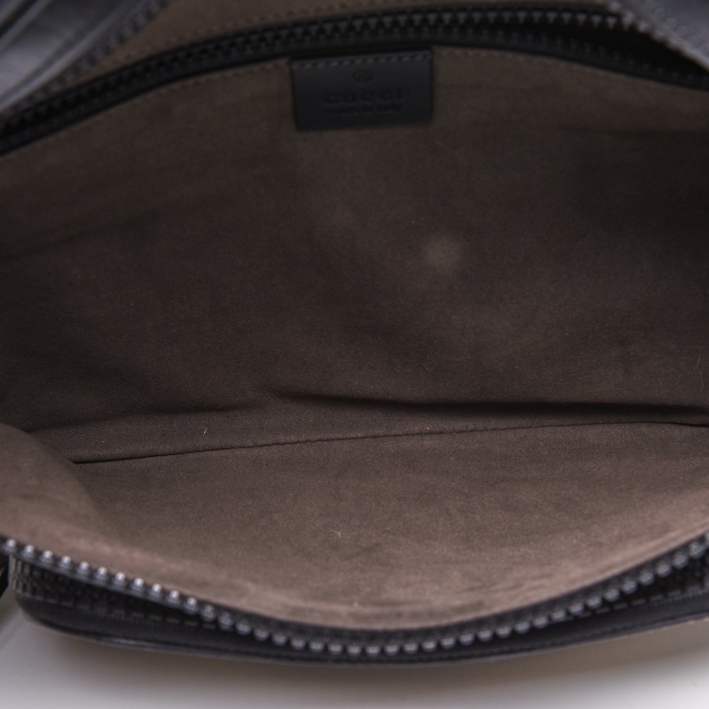 GG Supreme Monogram Belt Bag Black