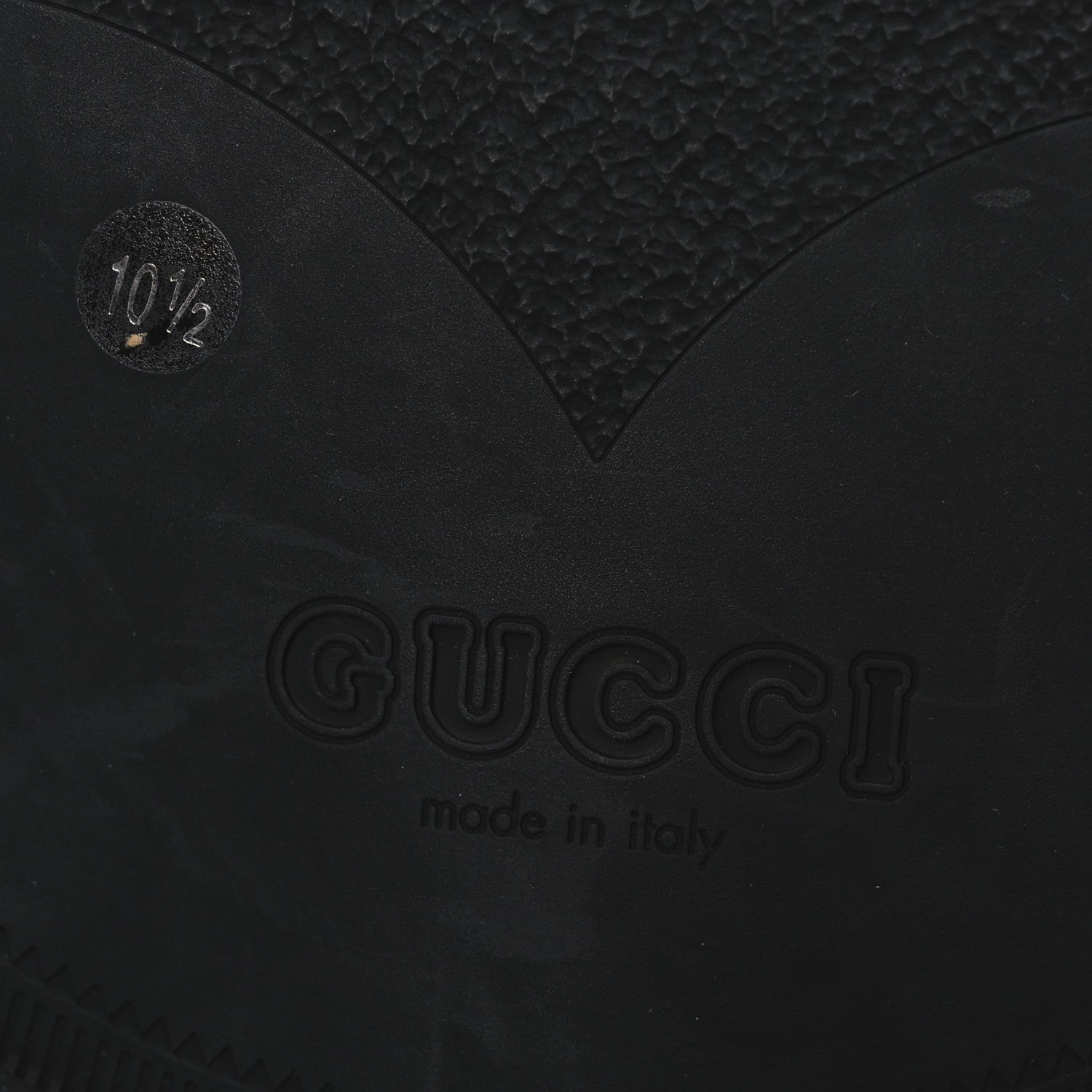Gucci Calfskin Horsebit Mens Chunky Loafers 10.5 Black 8 of 10