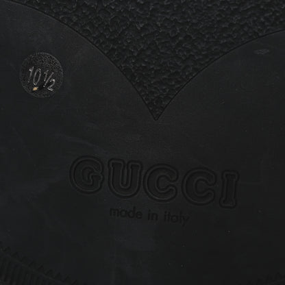 Gucci Calfskin Horsebit Mens Chunky Loafers 10.5 Black 8 of 10