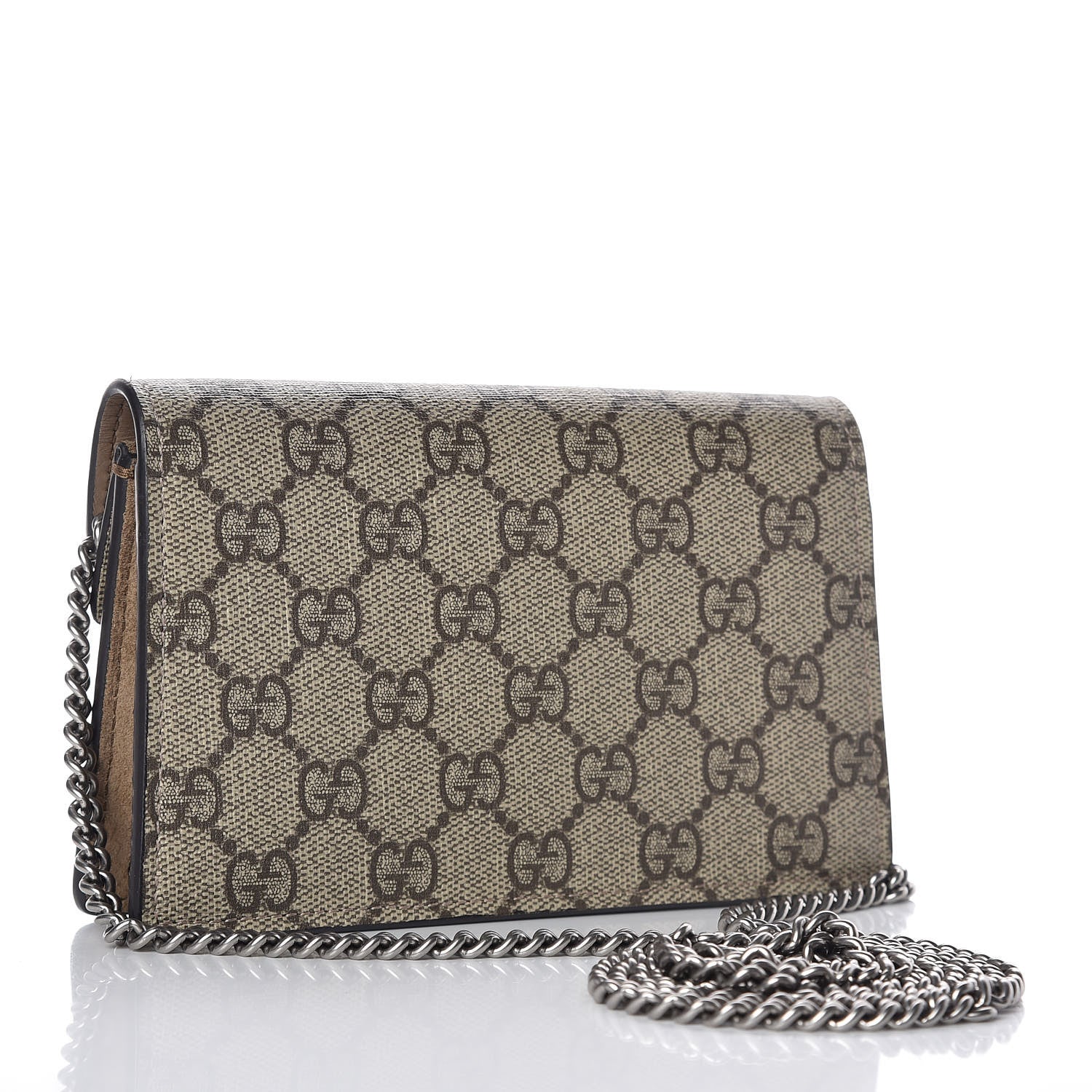 Gucci GG Supreme Monogram Super Mini Dionysus Shoulder Bag Taupe 3 of 10