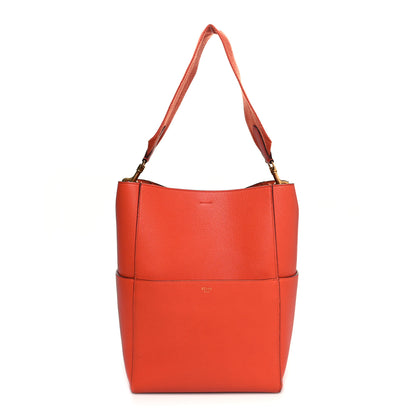 Celine Soft Grained Calfskin Sangle Bucket Bag Cinnamon 1 of 14