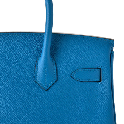 Hermes Epsom Birkin 30 Bleu Zanzibar 12 of 43