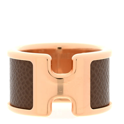 Hermes Madame Calfskin Large Olympe Ring S Etoupe 1 of 5