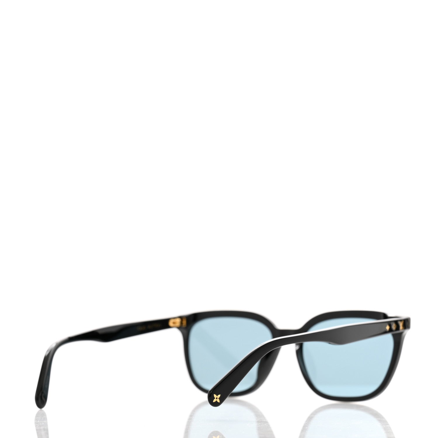 Louis Vuitton Acetate My Monogram Fame Rectangle Sunglasses Z2151U Black 4 of 8