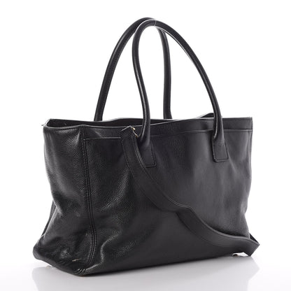 Chanel Calfskin Cerf Executive Shopper Tote Black 3 of 11