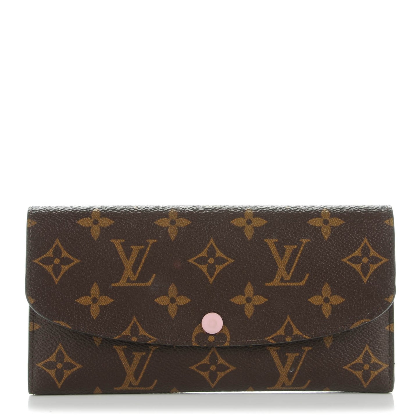 Monogram Emilie Wallet Rose Ballerine