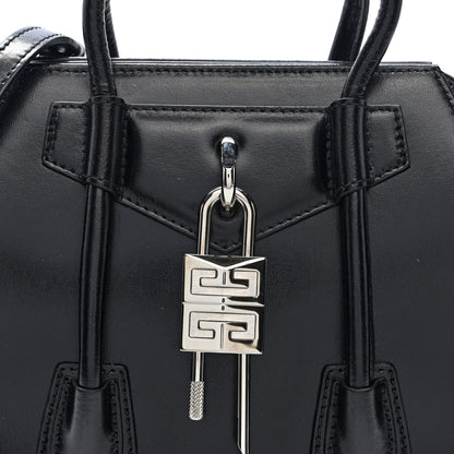 Givenchy Box Calfskin Mini Lock Antigona Shoulder Bag Black 7 of 9