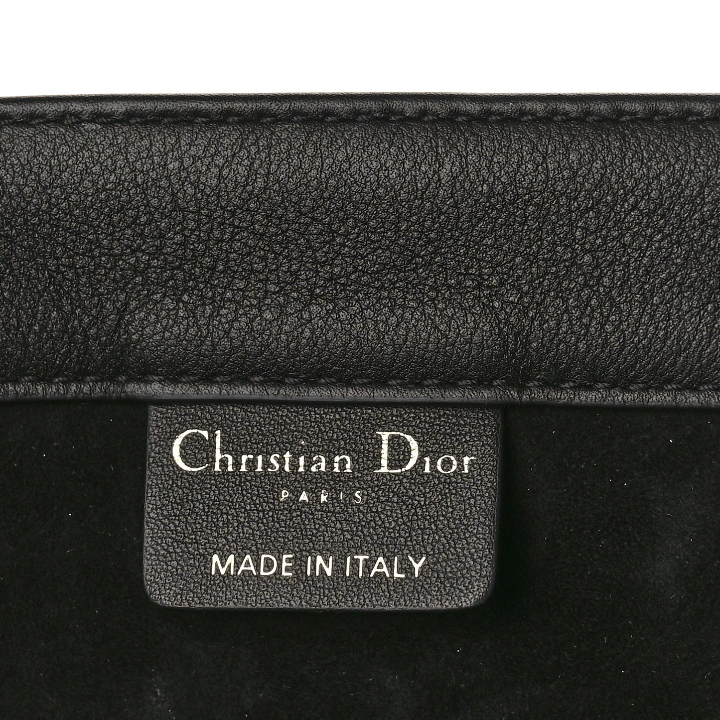 Calfskin Embossed Medium Book Tote Black