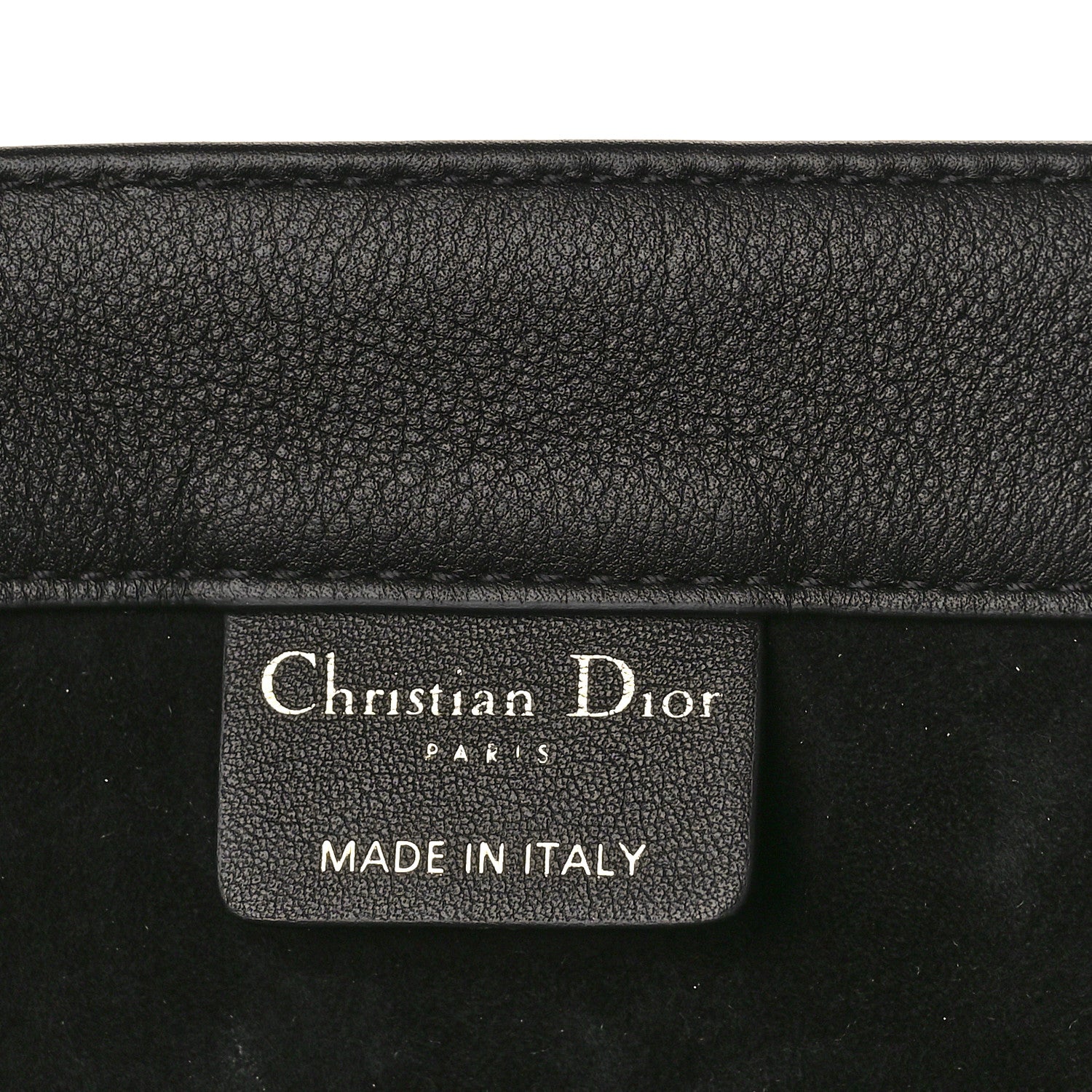 Christian Dior Calfskin Embossed Medium Book Tote Black 6 of 9