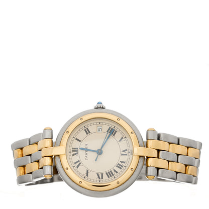 Cartier Stainless Steel 18K Yellow Gold 29mm Panthere Vendome Quartz Watch 2 of 4