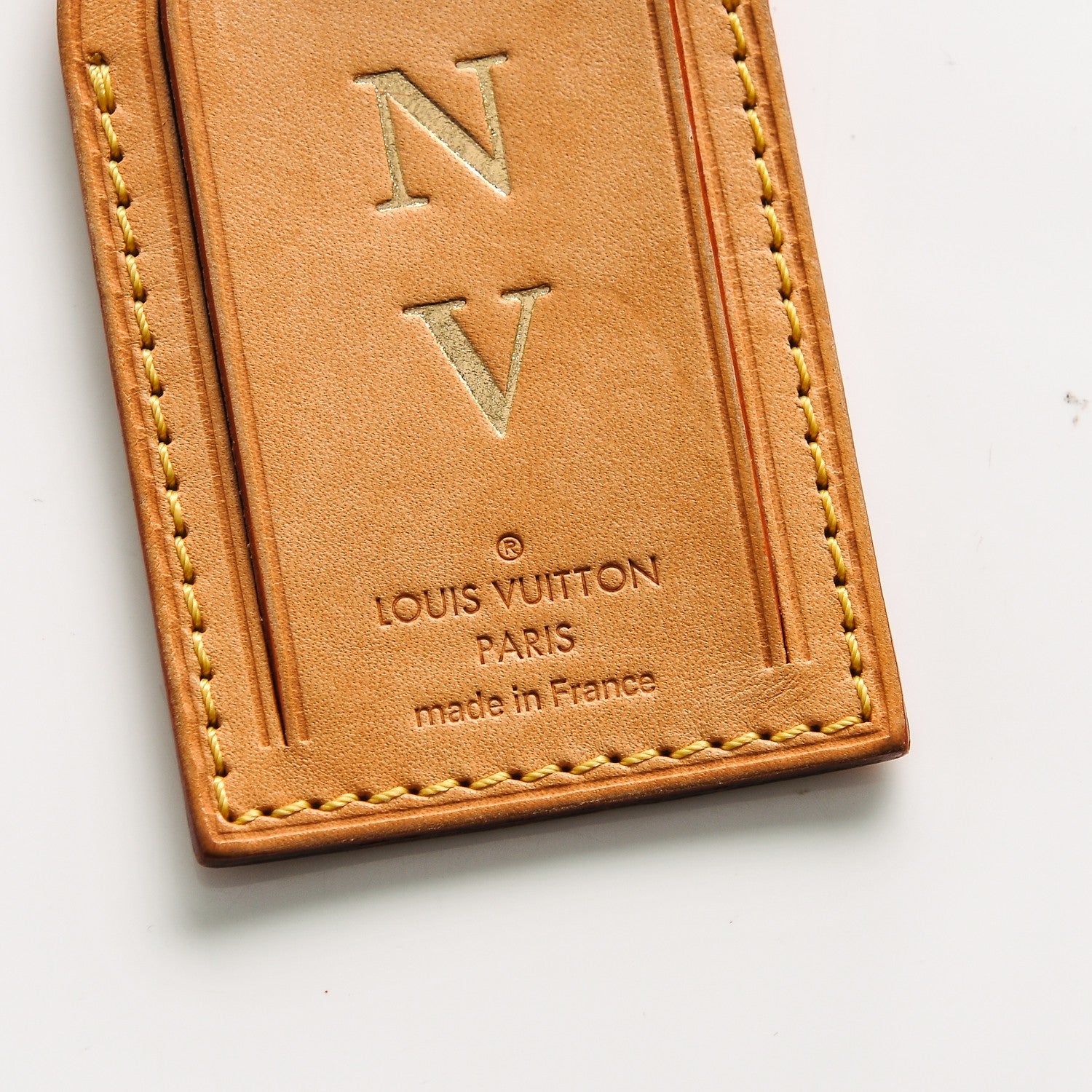 Louis Vuitton Vachetta Luggage Tag 3 of 4