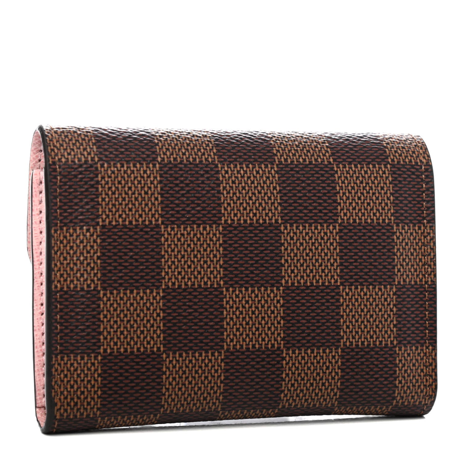 Louis Vuitton Damier Ebene Rosalie Coin Purse Rose Ballerine 2 of 4