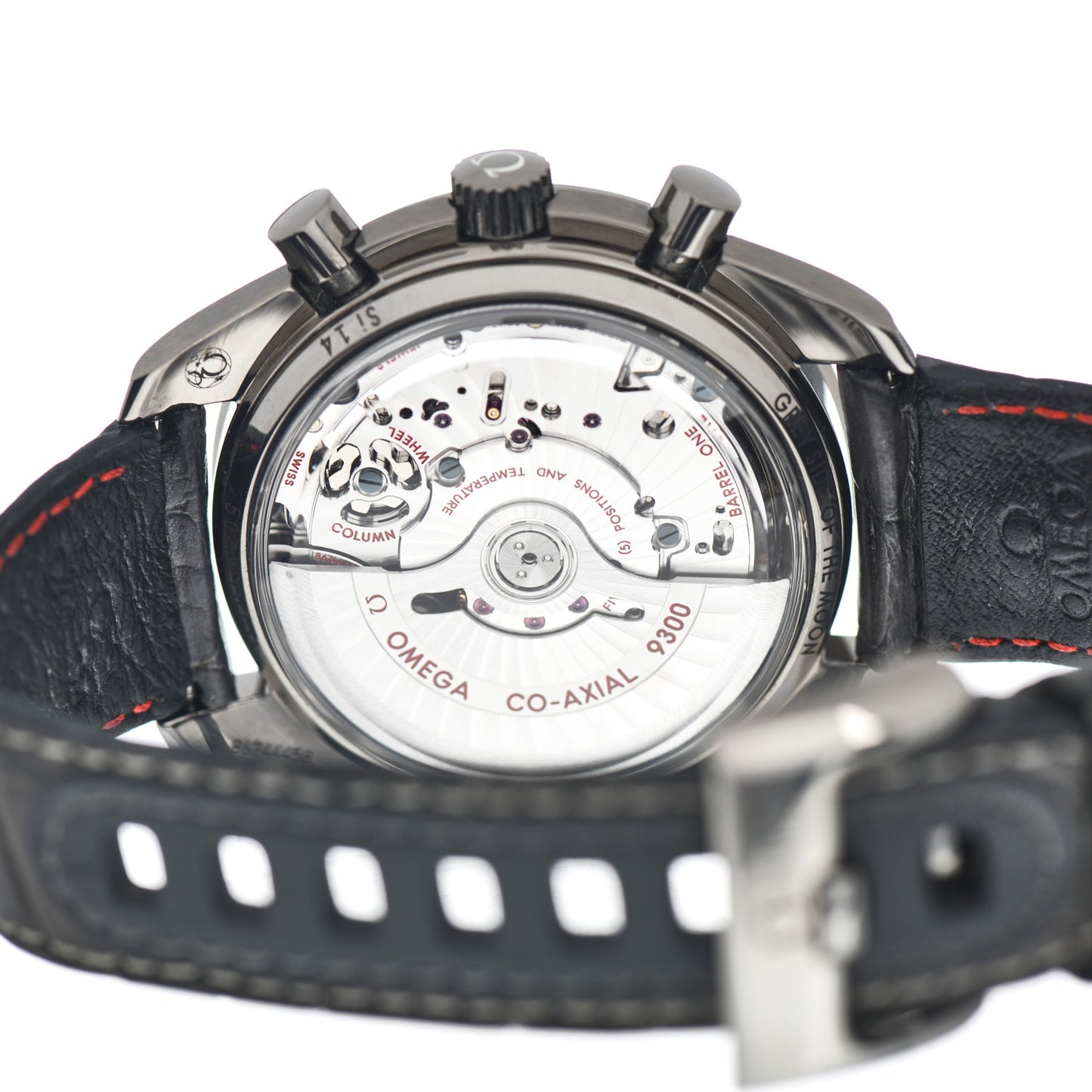 Ceramic Alligator 44mm Speedmaster Chronograph Co-Axial Automatic Watch 311.93.44.51.99.001