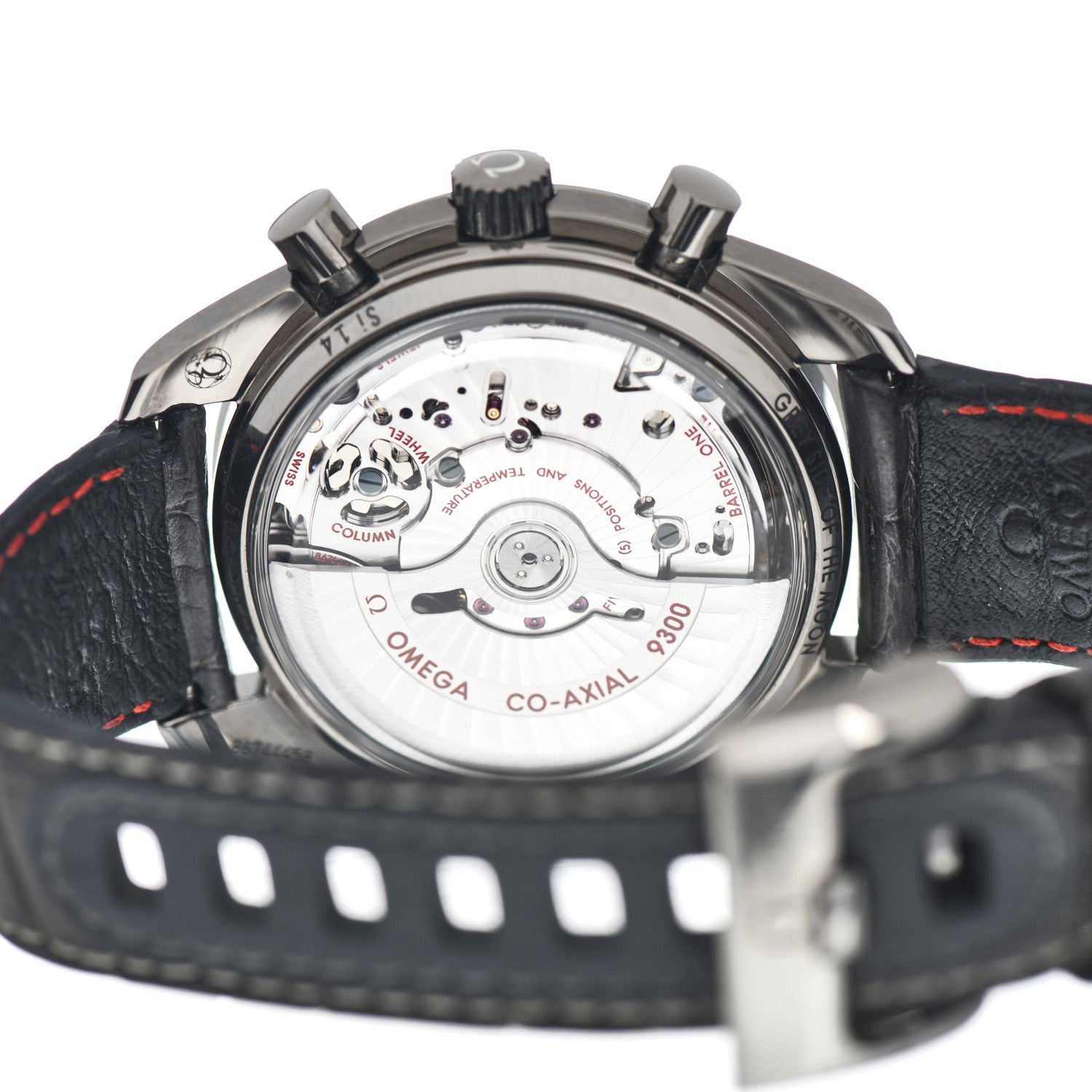 Omega Ceramic Alligator 44mm Speedmaster Chronograph Co-Axial Automatic Watch 311.93.44.51.99.001 4 of 4