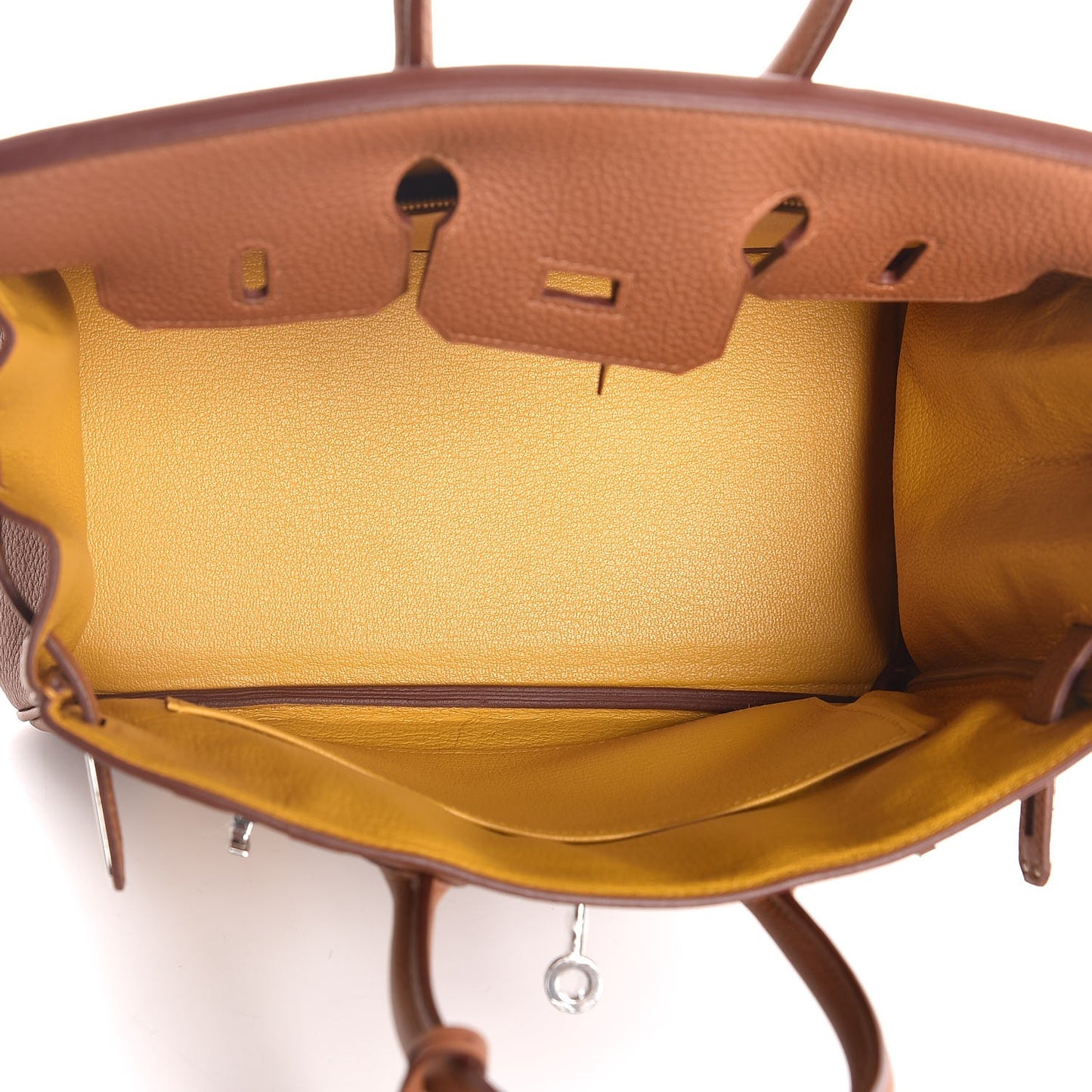 Togo Swift Officier Birkin 25 Gold Ambre