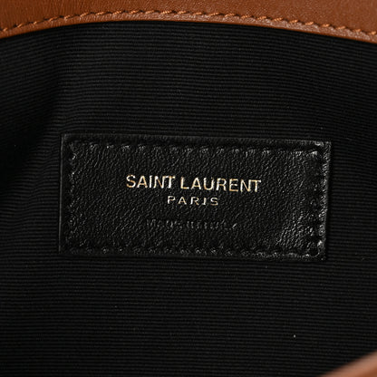 Saint Laurent Canvas Uptown Pouch Natural Beige Brick 6 of 8