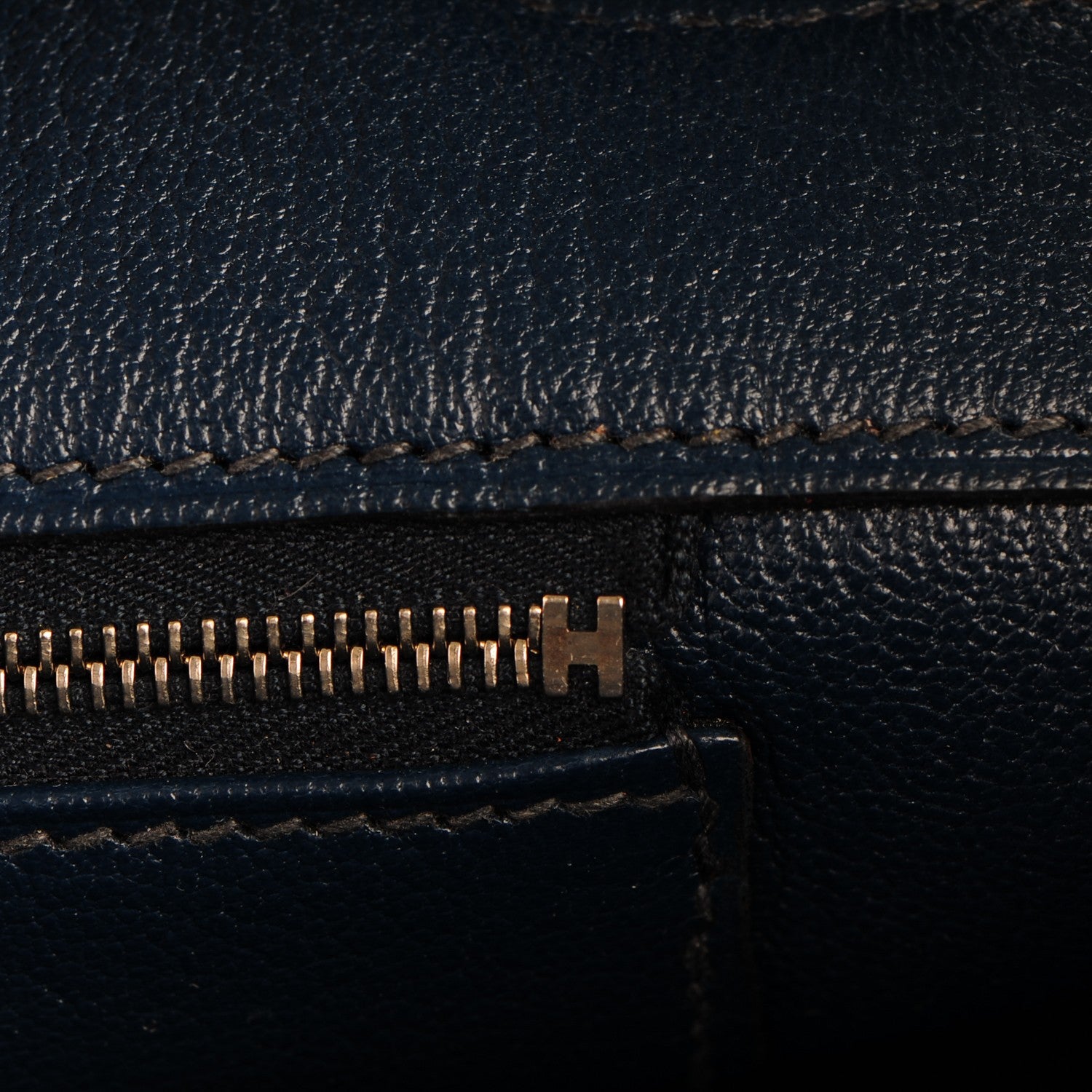Hermes Taurillon Clemence Birkin 35 Bleu De Prusse 21 of 26