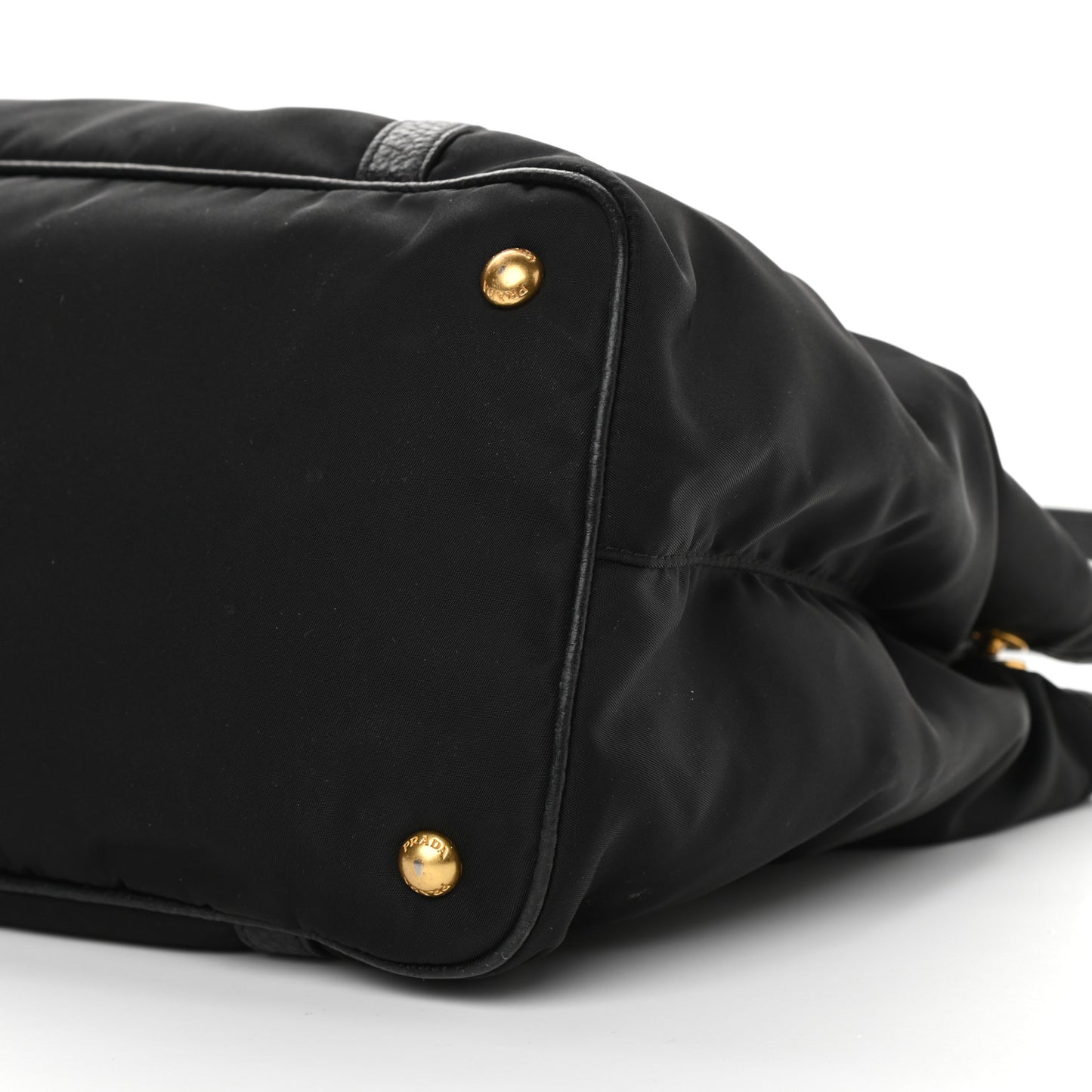 Tessuto Nylon Saffiano Tote Black