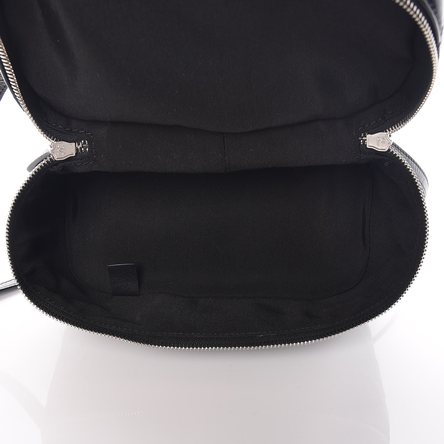 Chanel Crumpled Calfskin PVC Quilted Aquarium Backpack Black 7 of 9