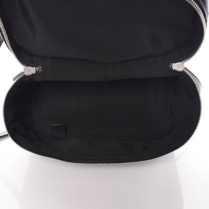 Chanel Crumpled Calfskin PVC Quilted Aquarium Backpack Black 7 of 9
