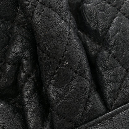 Chanel Washed Lambskin Quilted Mini Chain Around Flap Black 12 of 13