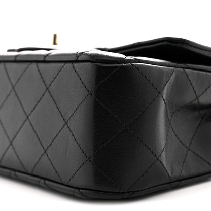 Chanel Lambskin Quilted Mini Rectangular Flap Black 10 of 11