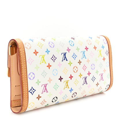 Louis Vuitton Monogram Multicolor Porte Tresor International Wallet White 3 of 6