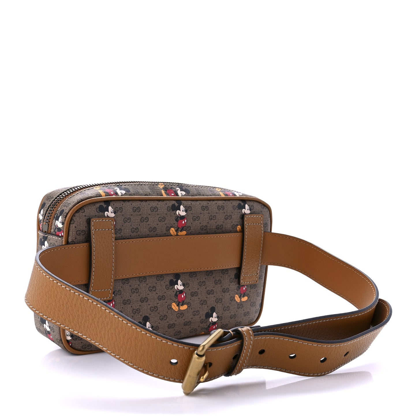 X DISNEY Mini Vintage GG Supreme Monogram Mickey Mouse Small Belt Bag 85 34 Beige Vintage Sun Oil