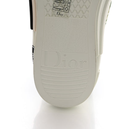 Christian Dior Tapestry Oblique Mens B23 High Top Sneakers 42 Olive 8 of 10