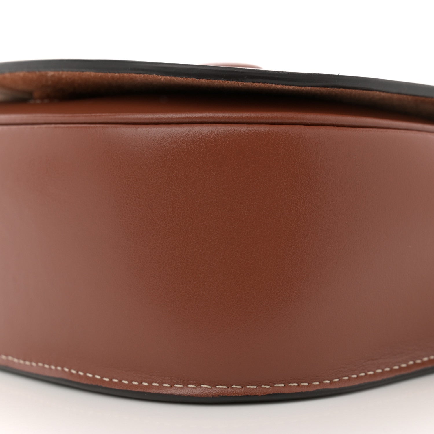 Celine Smooth Calfskin Cuir Triomphe Folco Crossbody Bag Tan 10 of 11