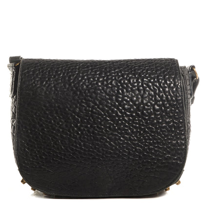 Alexander Wang Pebbled Lambskin Lia Sling Black with Antique Brass Hardware 1 of 6
