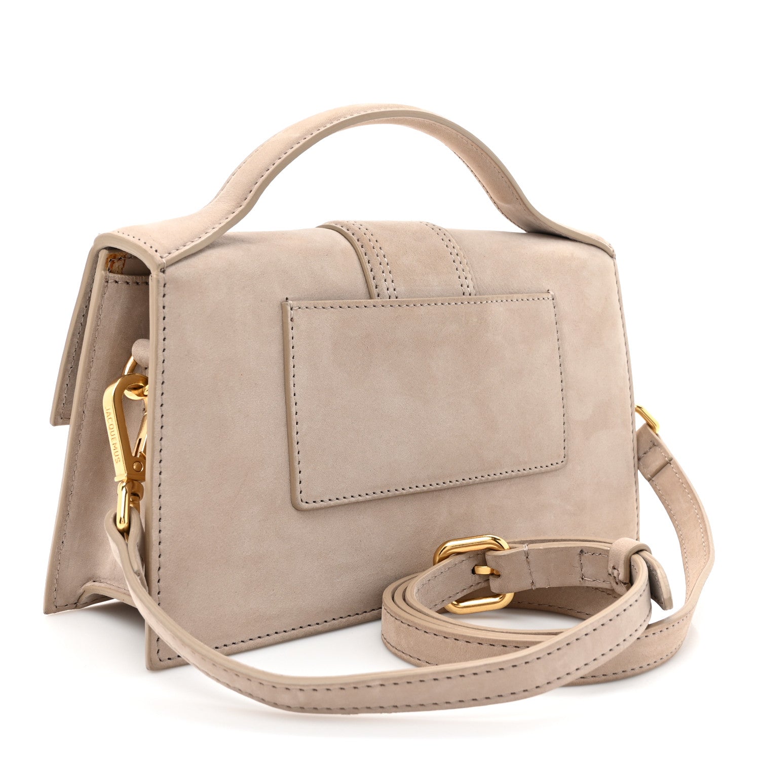 Jacquemus Nubuck Le Grand Bambino Dark Beige 2 of 16