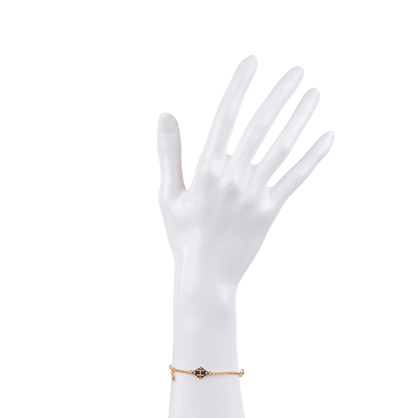 18K Rose Gold Diamond Gambade Bracelet SH