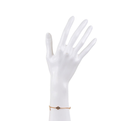 Hermes 18K Rose Gold Diamond Gambade Bracelet SH 2 of 6