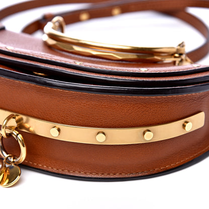 Chloe Calfskin Small Nile Bracelet Minaudiere Bag Caramel 7 of 8