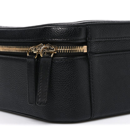 Chanel Caviar Quilted Large CC Filigree Vanity Case Black 10 of 12