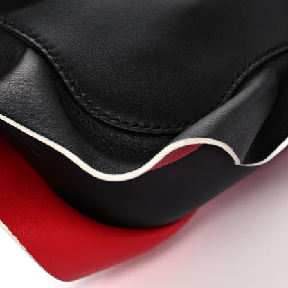 Fendi Calfskin Waves Heart Baguette Black 7 of 16